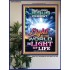 THE EVERLASTING LIGHT OF THE WORLD   Framed Scripture Art   (GWPOSTER8755)   "44X62"
