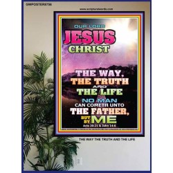 THE WAY TRUTH AND THE LIFE   Scripture Art Prints   (GWPOSTER8756)   