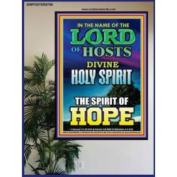 THE SPIRIT OF HOPE   Bible Verses Wall Art Acrylic Glass Frame   (GWPOSTER8798)   