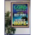 THE SPIRIT OF HOPE   Bible Verses Wall Art Acrylic Glass Frame   (GWPOSTER8798)   "44X62"