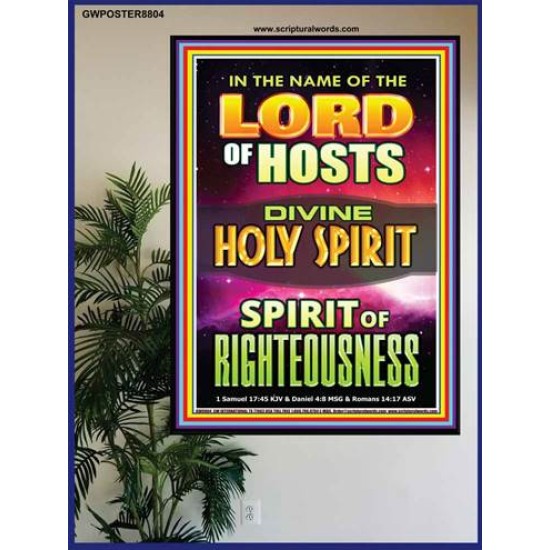 SPIRIT OF RIGHTEOUSNESS   Scripture Art Wooden Frame   (GWPOSTER8804)   