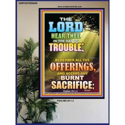 ALL THY OFFERINGS   Framed Bible Verses   (GWPOSTER8848)   