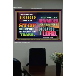 WIPE AWAY YOUR TEARS   Framed Sitting Room Wall Decoration   (GWPOSTER8918)   