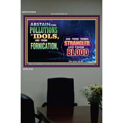 ABSTAIN FORNICATION   Inspirational Wall Art Poster   (GWPOSTER8929)   