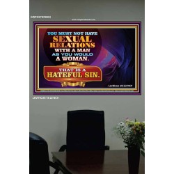 SEXUAL IMMORALITY   Kitchen Wall Dcor   (GWPOSTER8953)   