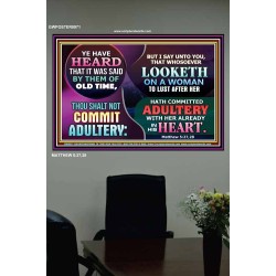 ADULTERY   Frame Scriptural Wall Art   (GWPOSTER8971)   