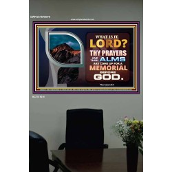 A MEMORIAL BEFORE GOD   Framed Scriptural Dcor   (GWPOSTER8976)   