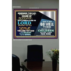 SERVE THE LORD   Framed Art Work   (GWPOSTER9024)   