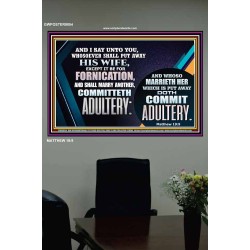 ADULTERY   Frame Scriptural Wall Art   (GWPOSTER9054)   