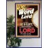 THE WORD OF THE LORD   Bible Verses  Picture Frame Gift   (GWPOSTER9112)   "44X62"