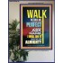 WALK BEFORE ME   Bible Verse Frames online   (GWPOSTER9129)   "44X62"