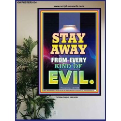 ABSTAIN FROM EVIL   Scripture Art Prints   (GWPOSTER9184)   