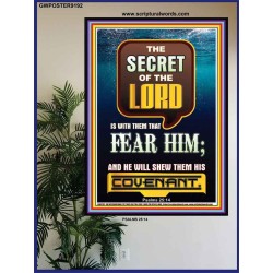 THE SECRET OF THE LORD   Scripture Art Prints   (GWPOSTER9192)   