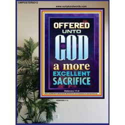 A MORE EXCELLENT SACRIFICE   Contemporary Christian poster   (GWPOSTER9212)   