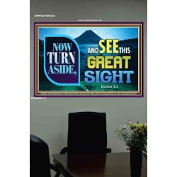 SEE THIS GREAT SIGHT    Custom Frame Scriptures   (GWPOSTER9333)   