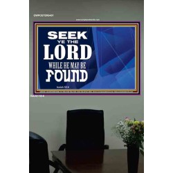 SEEK YE THE LORD   Bible Verses Framed for Home Online   (GWPOSTER9401)   