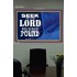 SEEK YE THE LORD   Bible Verses Framed for Home Online   (GWPOSTER9401)   "38x26"