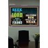 SEEK THE LORD WHEN HE IS NEAR   Bible Verse Frame for Home Online   (GWPOSTER9403)   "38x26"