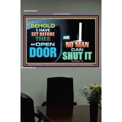AN OPEN DOOR NO MAN CAN SHUT   Acrylic Frame Picture   (GWPOSTER9511)   