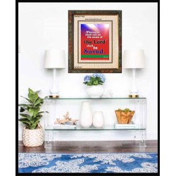 WHOSOEVER SHALL CALL   Inspiration Wall Art Frame   (GWUNITY1632)   "20x25"