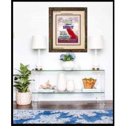 WALK IN THE SPIRIT   Large Framed Scripture Wall Art   (GWUNITY1667)   "20x25"