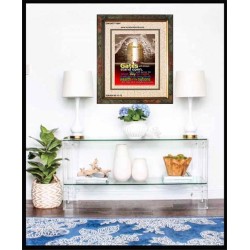 YOUR GATES WILL ALWAYS STAND OPEN   Large Frame Scripture Wall Art   (GWUNITY1684)   