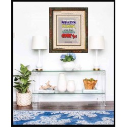 AFFLICTION WHICH IS BUT FOR A MOMENT   Inspirational Wall Art Frame   (GWUNITY3148)   "20x25"