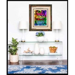 A TOWN WITH BLOOD?   Bible Verses Framed Art   (GWUNITY3170)   "20x25"