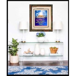 WAY OF LIFE   Biblical Art Acrylic Glass Frame   (GWUNITY3307)   "20x25"