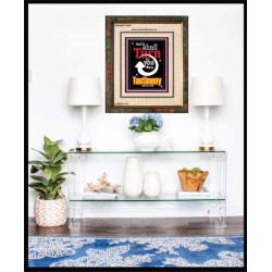 TURN TO YOU FOR A TESTIMONY   Framed Lobby Wall Decoration   (GWUNITY3354)   "20x25"