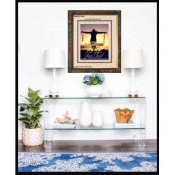 BE LOOSED FROM THIS BOND   Acrylic Glass Frame Scripture Art   (GWUNITY4109)   "20x25"