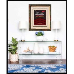 WISDOM AND UNDERSTANDING   Bible Verses Framed for Home   (GWUNITY4789)   "20x25"