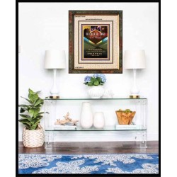 WATCH UNTO PRAYER   Portrait of Faith Wooden Framed   (GWUNITY5140)   "20x25"