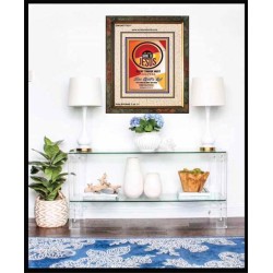 AT THE NAME OF JESUS   Framed Restroom Wall Decoration   (GWUNITY5311)   