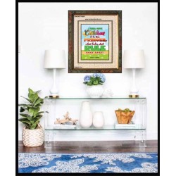 AND BABES SHALL RULE   Contemporary Christian Wall Art Frame   (GWUNITY6856)   