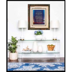 WORD OF GOD IS TWO EDGED SWORD   Framed Scripture Dcor   (GWUNITY735)   "20x25"