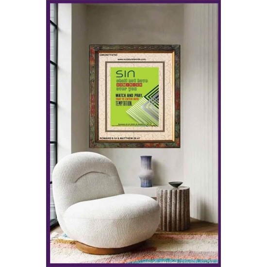 WATCH AND PRAY   Printable Bible Verses to Framed   (GWUNITY4793)   