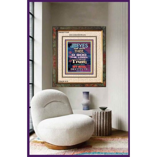 TRUST IN THE LORD   Bible Verses Frame for Home   (GWUNITY7238)   