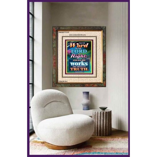 WORD OF THE LORD   Contemporary Christian poster   (GWUNITY7370)   