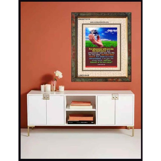 WHOSOEVER   Bible Verse Framed for Home   (GWUNITY3779)   