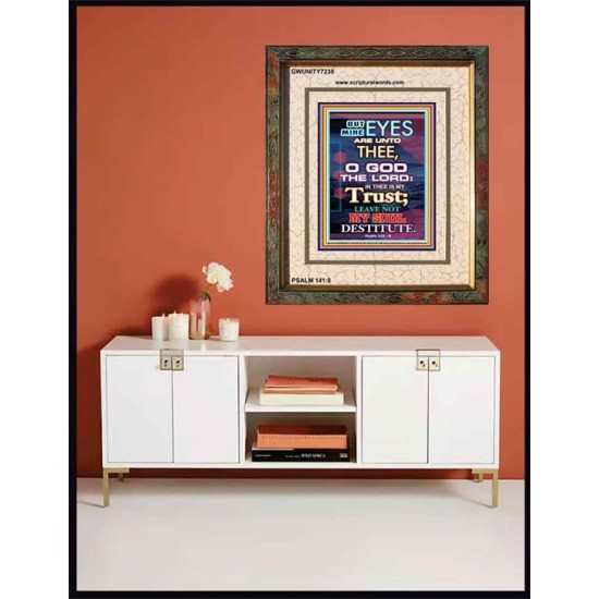 TRUST IN THE LORD   Bible Verses Frame for Home   (GWUNITY7238)   