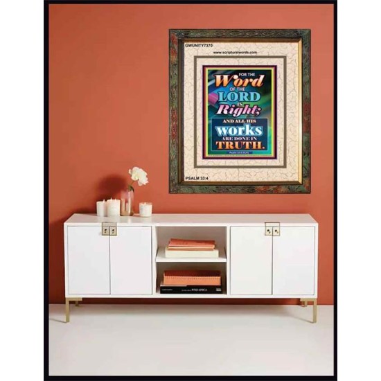 WORD OF THE LORD   Contemporary Christian poster   (GWUNITY7370)   