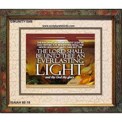 AN EVERLASTING LIGHT   Scripture Wall Art   (GWUNITY1549)   