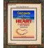 A NEW HEART AND A NEW SPIRIT   Scriptural Portrait Acrylic Glass Frame   (GWUNITY1775)   "20x25"
