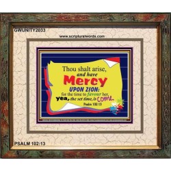 ARISE AND HAVE MERCY   Scripture Art Wooden Frame   (GWUNITY2033)   