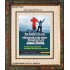 VICTORY THROUGH OUR LORD JESUS CHRIST   Encouraging Bible Verses Framed   (GWUNITY3238)   "20x25"