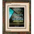 WRONGFULLY REJOICE OVER ME   Acrylic Glass Frame Scripture Art   (GWUNITY4555)   "20x25"