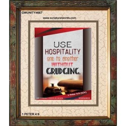 USE HOSPITALITY   Modern Christian Wall Dcor Frame   (GWUNITY4667)   "20x25"