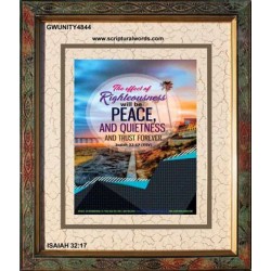 TRUST FOREVER   Frame Bible Verse   (GWUNITY4844)   "20x25"