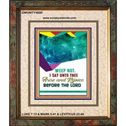 ARISE AND REJOICE BEFORE THE LORD   Christian Paintings   (GWUNITY4850)   "20x25"